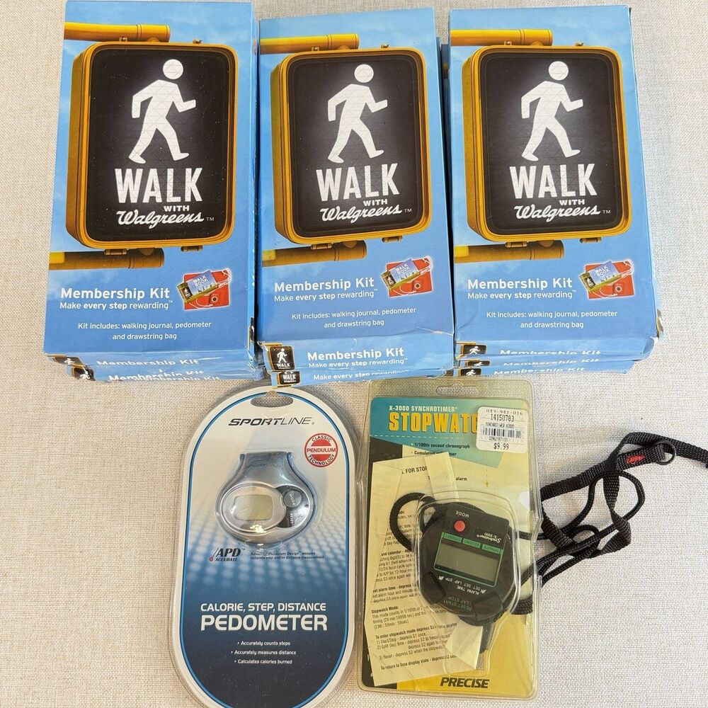 Walk With Walgreens Membership Kit Lot 12 Celebrity Apprentice 2012 Pedometers